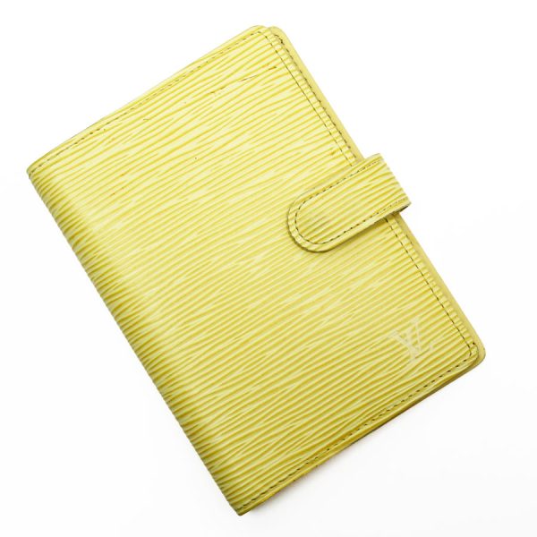 g3549a Louis Vuitton Epi Agenda Mini Notebook Cover Cream