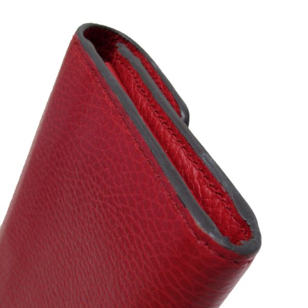 g3647f 2 Gucci Embossed Leather Long Wallet Red