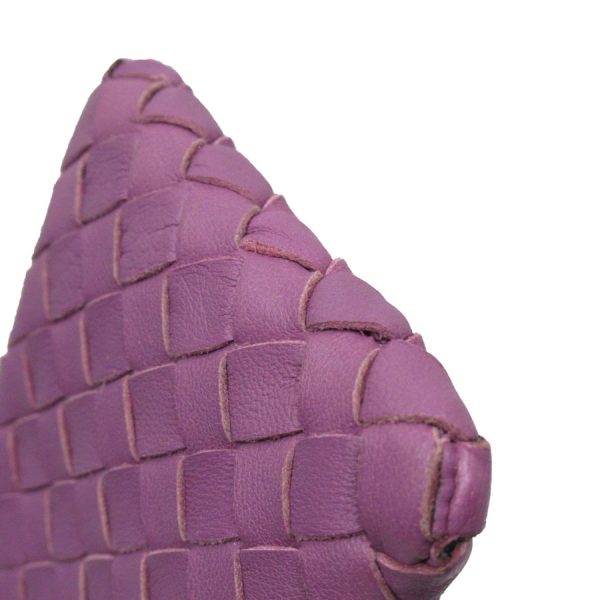 g3709g 2 Bottega Veneta Pouch Intrecciato Leather Purple