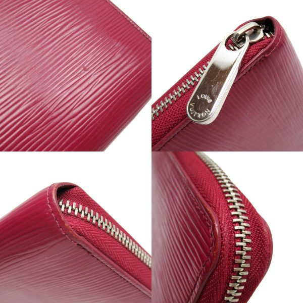 g4062a 2 c Louis Vuitton Epi Zippy Wallet Round Zipper Long Wallet Fuchsia