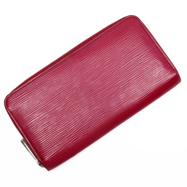 g4062a Louis Vuitton Epi Zippy Wallet Round Zipper Long Wallet Fuchsia