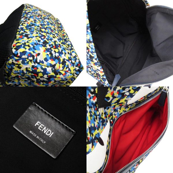 g4094g 7 c Fendi Nylon Backpack Multicolor