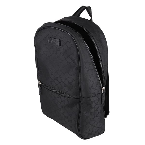 g449181g1xyn8615 4 Gucci Nylon Guccisima Rucksack Black