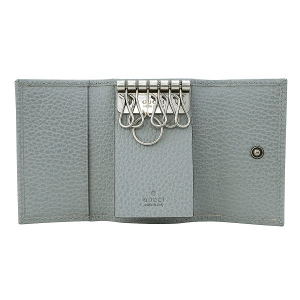 g45611817wen1711 4 Gucci GG Marmont Key Case Gray