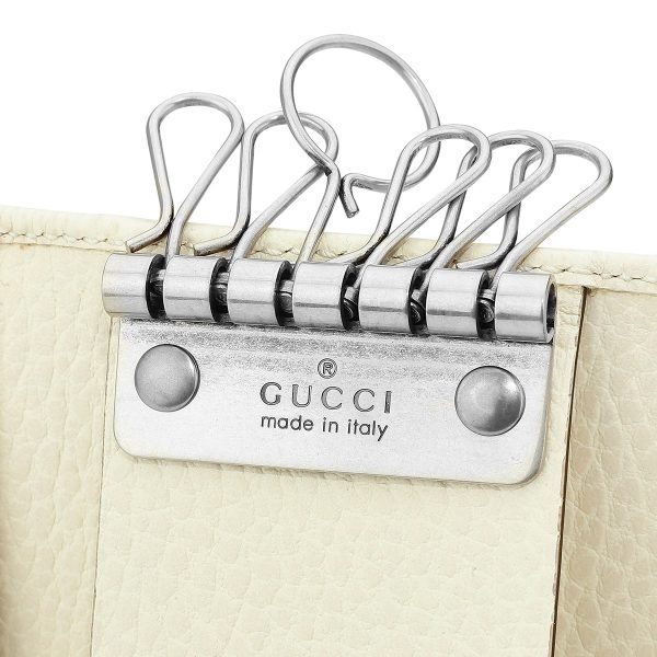 g45611817wen9022 6 Gucci GG Marmont Key Case White