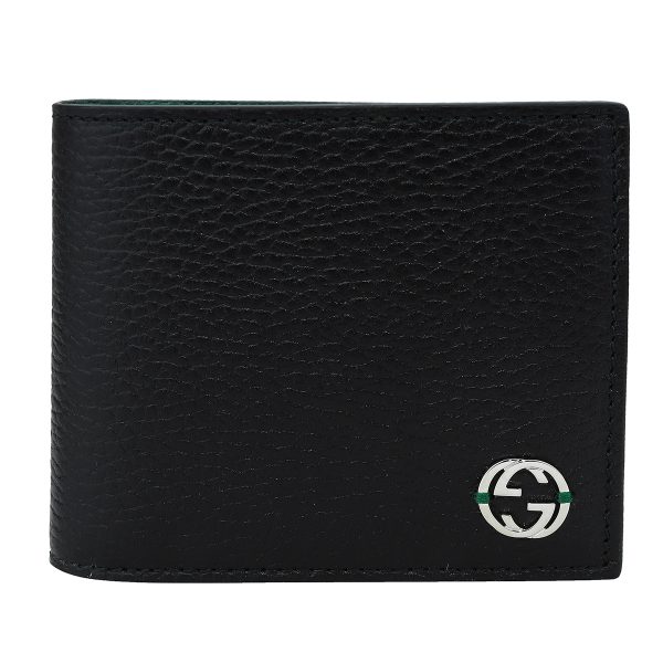 g610466cao2n1080 1 Gucci Bifold Wallet Outlet Dollar Calf Black