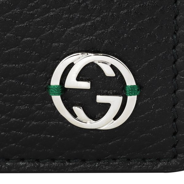 g610466cao2n1080 7 Gucci Bifold Wallet Outlet Dollar Calf Black