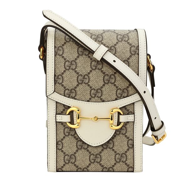 g62561592tcg9761 1 Gucci Horsebit Shoulder Bag Beige