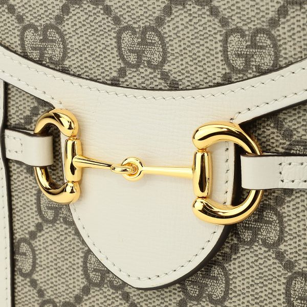 g62561592tcg9761 8 Gucci Horsebit Shoulder Bag Beige