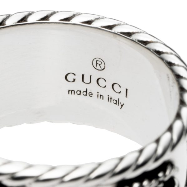 g627729j84000 4 GUCCI Double G Ring Silver