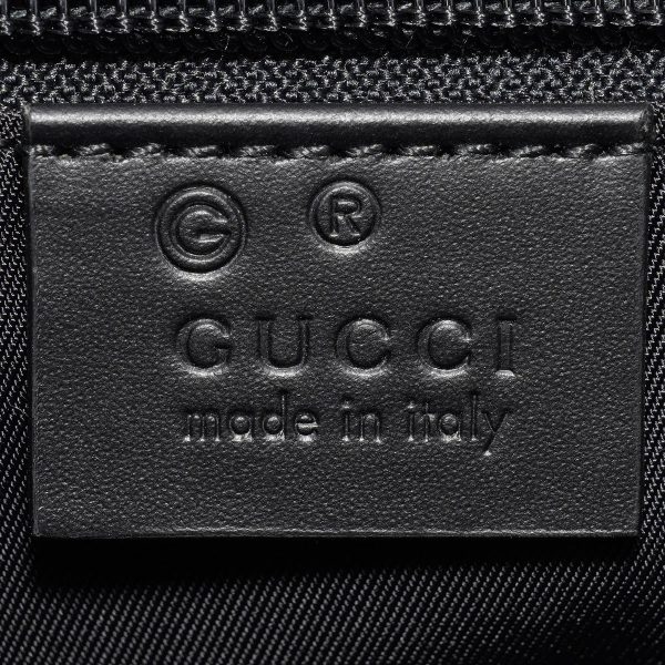 g631195kwt7n1060 9 Gucci Web Shoulder Bag Black