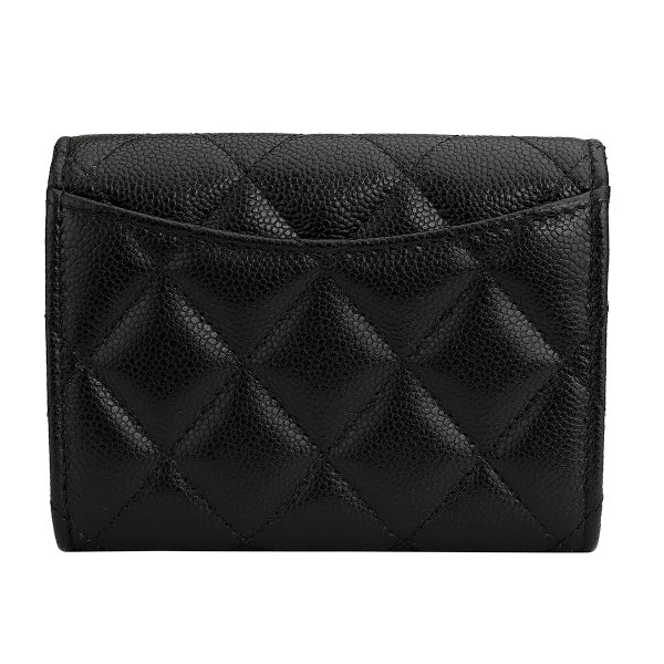 gch2405100003 2 Chanel Coin Case Caviar Skin Coin Case Black