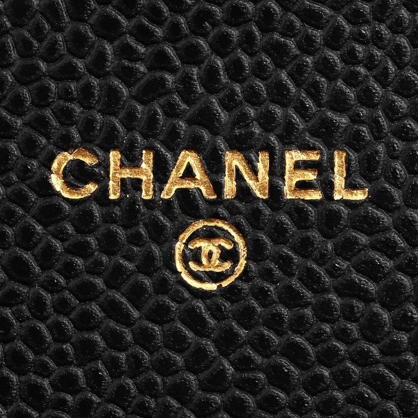 gch2405100005 7 Chanel Long Wallet Matelasse Black