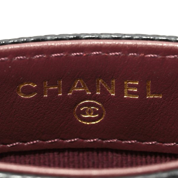 gch2405100007 7 Chanel Card Case Caviar Skin Card Case Black