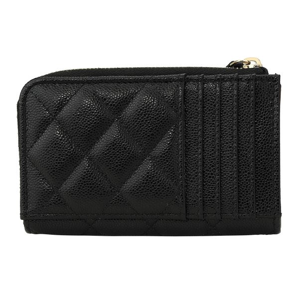 gch2405290001 2 Chanel Coin Case Caviar Skin Coin Case Black