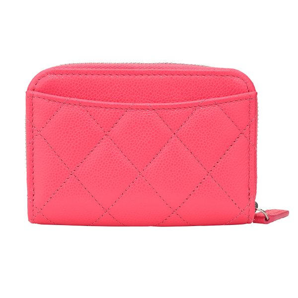 gch2405290012 2 Chanel Coin Case Caviar Skin Pink