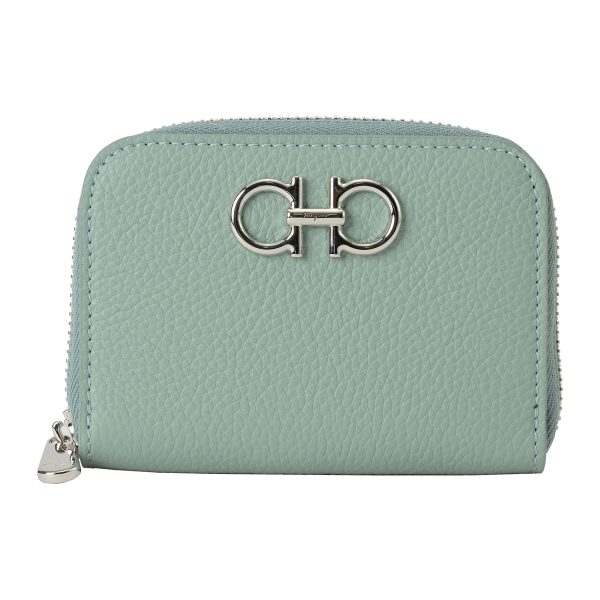 gfr220406770060 1 Ferragamo Coin Case Gancini Light Blue