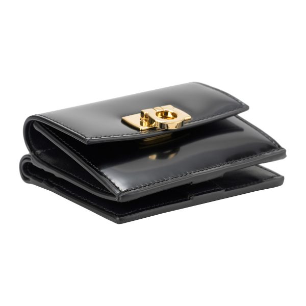 gfr220434760658 3 Ferragamo Trifold Wallet Gancini Black