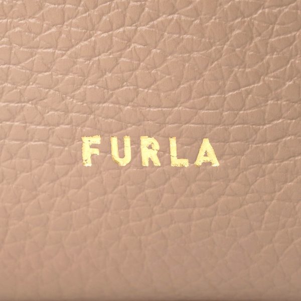 gfuzbasrfua4138 8 Furla Net Leather Handbag Greige