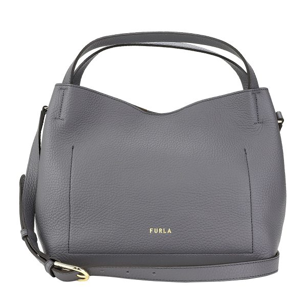 gfuzwb005075077 2 Furla Primula Gray Handbag