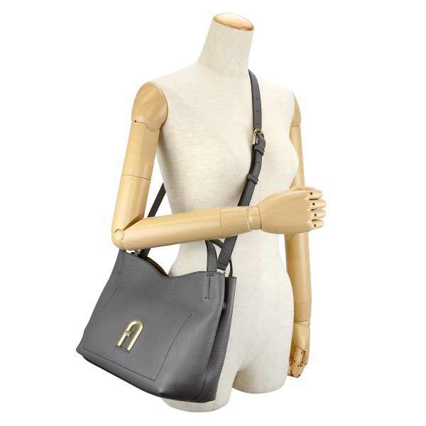 gfuzwb005075077 6 Furla Primula Gray Handbag