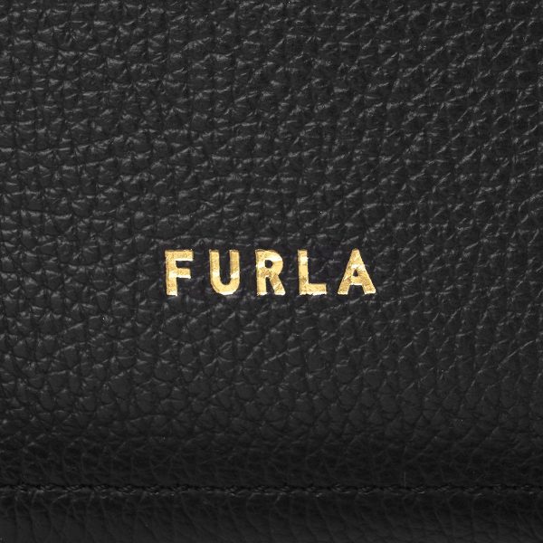 gfuzwb007809707 8 Furla Primula Leather Shoulder Bag Black