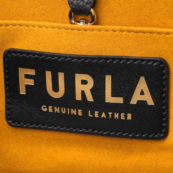 gfuzwb007809707 9 Furla Primula Leather Shoulder Bag Black