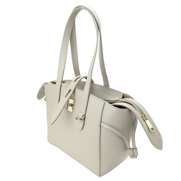 gfuzwb009525954 4 Furla Net Leather Tote Bag Beige