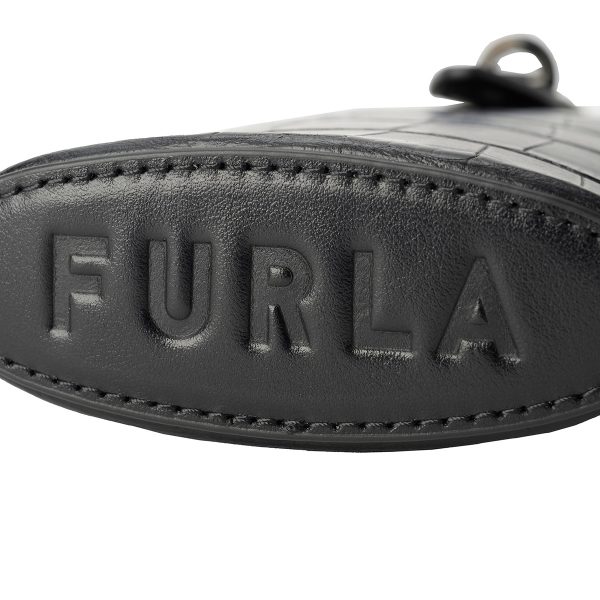 gfuzwe004838046 8 Furla Unica Leather Shoulder Bag Black