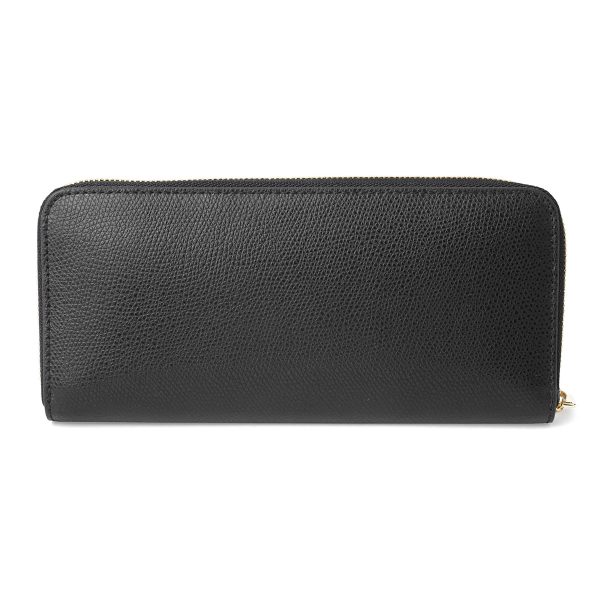 gfuzwp003132896 2 Furla Camellia Long Wallet Round Zipper Black