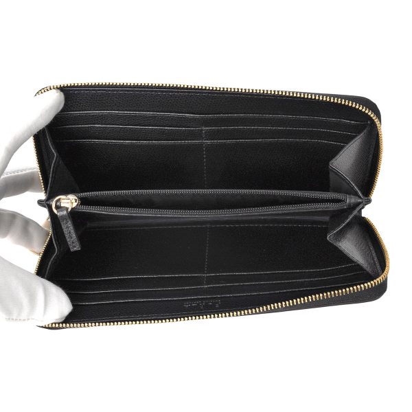 gfuzwp003132896 4 Furla Camellia Long Wallet Round Zipper Black