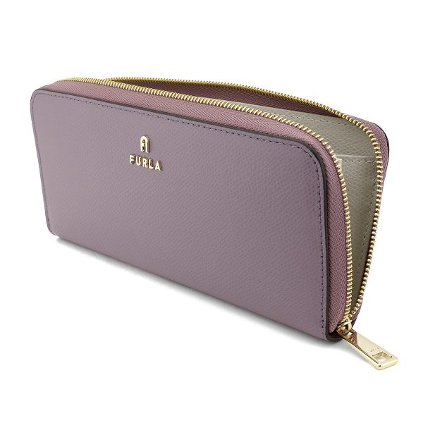 gfuzwp003136775 4 Furla Camellia Leather Long Wallet Purple