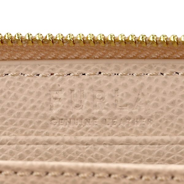 gfuzwp003224773 8 Furla Camellia Beige Round Zipper Long Wallet