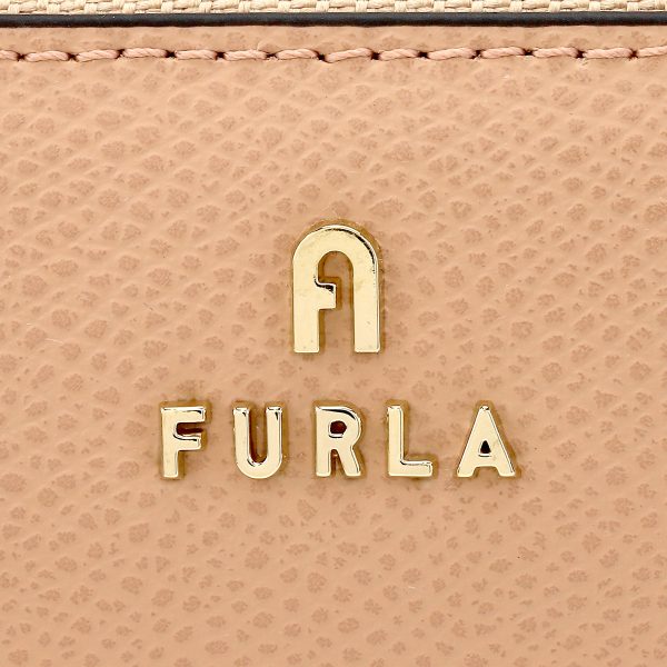 gfuzwp003224773 9 Furla Camellia Beige Round Zipper Long Wallet