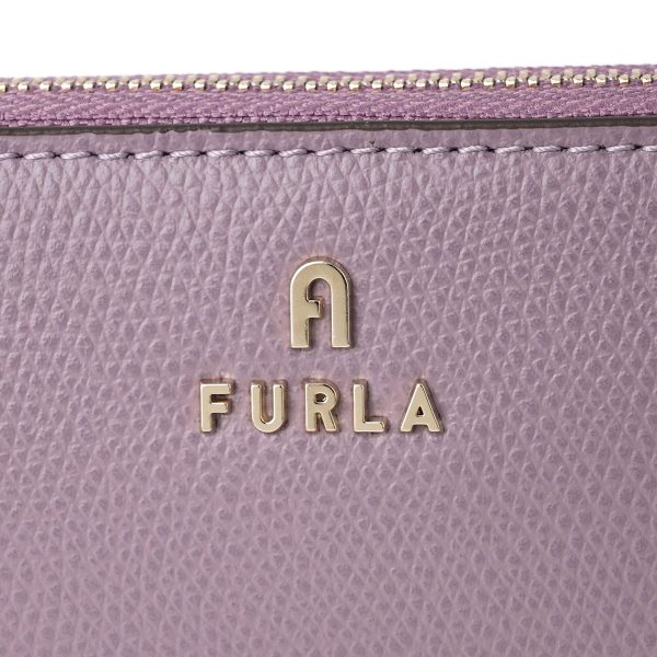 gfuzwp003226904 6 Furla Camellia Purple Round Zipper Long Wallet