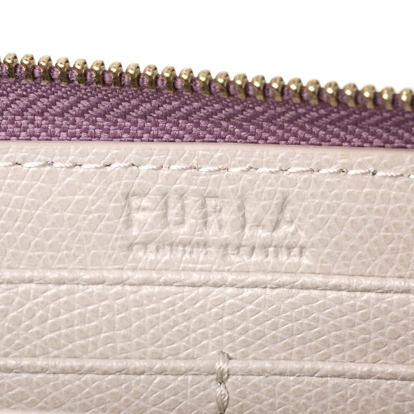 gfuzwp003226904 7 Furla Camellia Purple Round Zipper Long Wallet