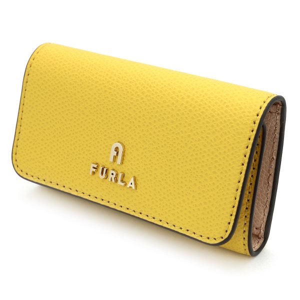 gfuzwr004366317 4 Furla Camellia Yellow Key Case