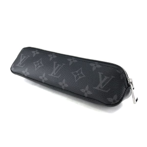 gi0199 02 Louis Vuitton Monogram Eclipse Leather Pencil Case