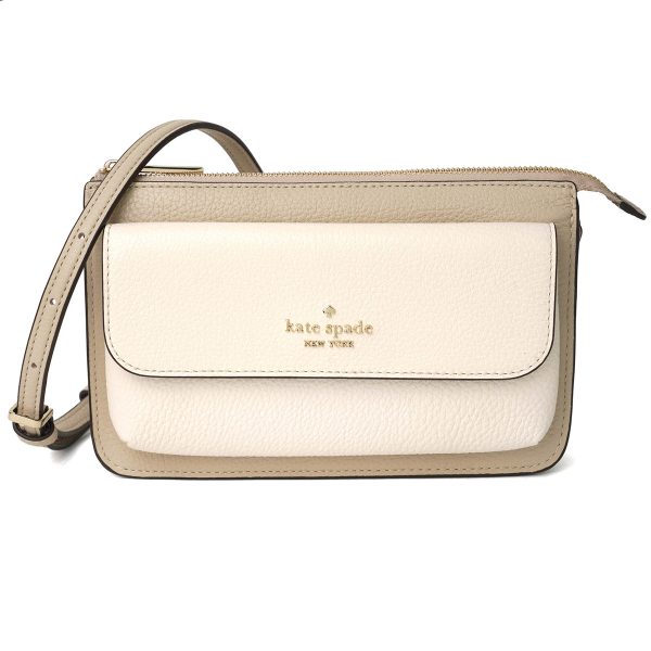 gktk8283250 1 Kate Spade Shoulder Bag Leila Beige White