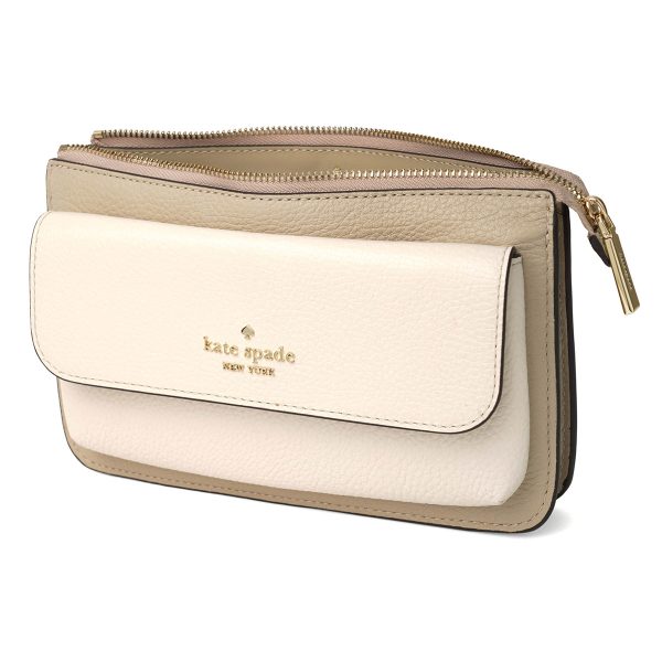 gktk8283250 4 Kate Spade Shoulder Bag Leila Beige White