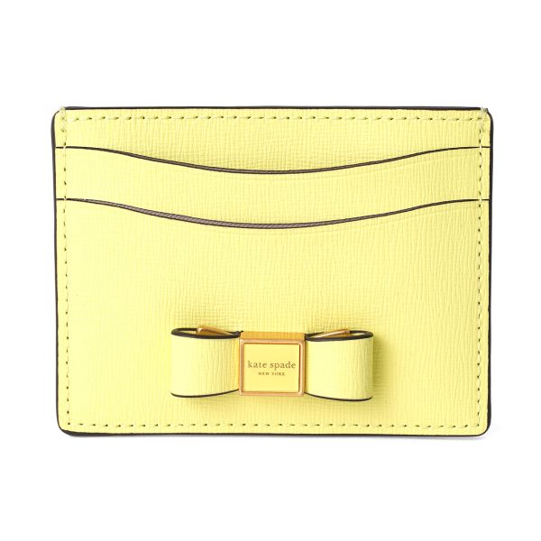 gktk9923960 1 Kate Spade Morgan Bow Card Case Yellow