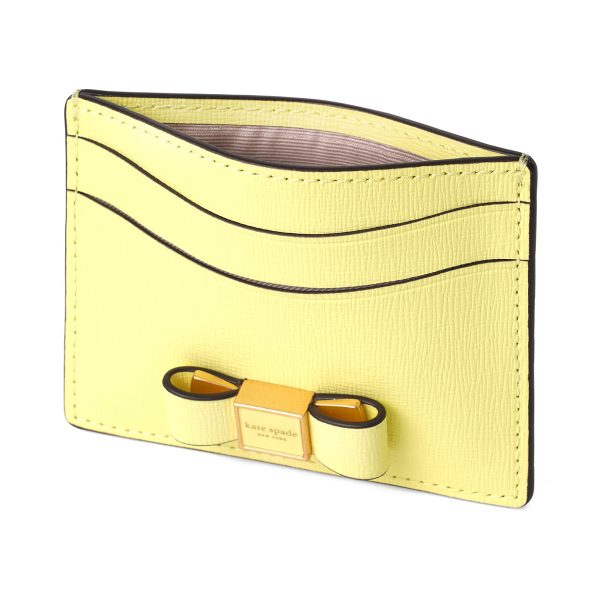 gktk9923960 4 Kate Spade Morgan Bow Card Case Yellow