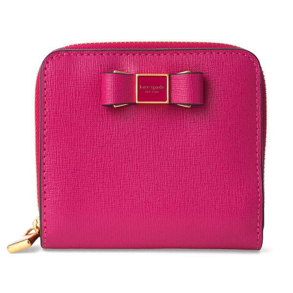 gktka387650 1 Kate Spade Bifold Wallet Morgan Bow Pink