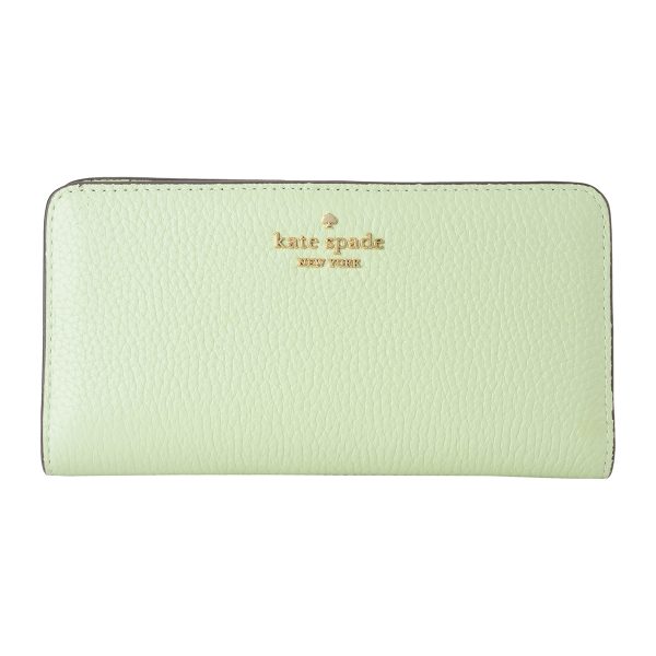 gktka575302 1 Kate Spade Long Wallet Dumpling Light Green