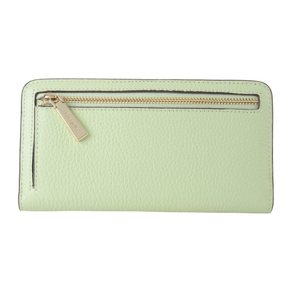 gktka575302 2 Kate Spade Long Wallet Dumpling Light Green