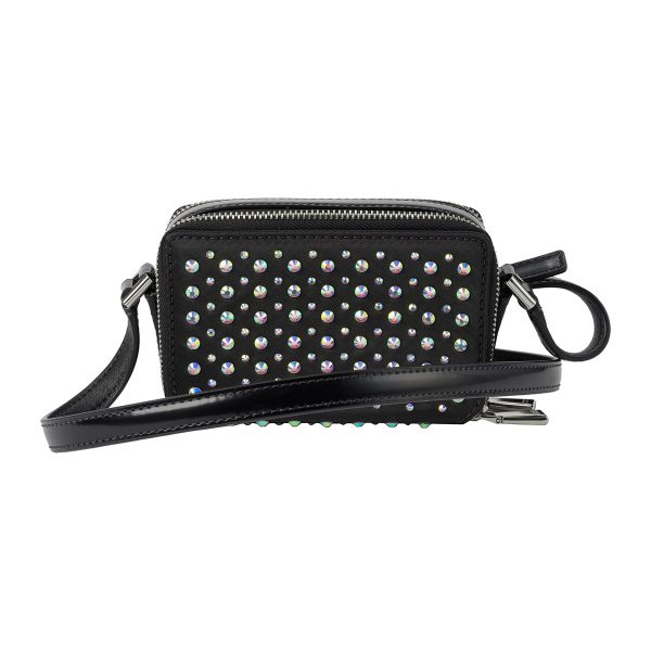 gktkd179001 2 Kate Spade Shoulder Bag Double Zip Embellished Black Black