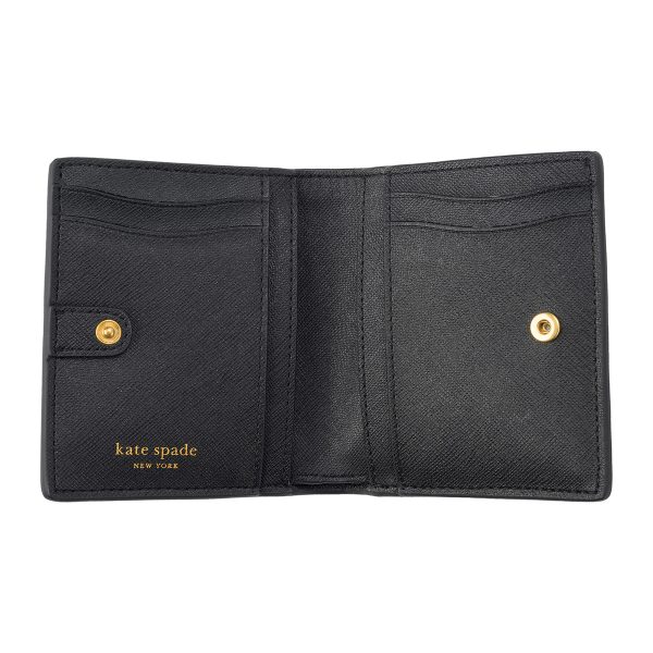 gktkd181001 4 Kate Spade Bifold Wallet Morgan Bow KD181 Black Black