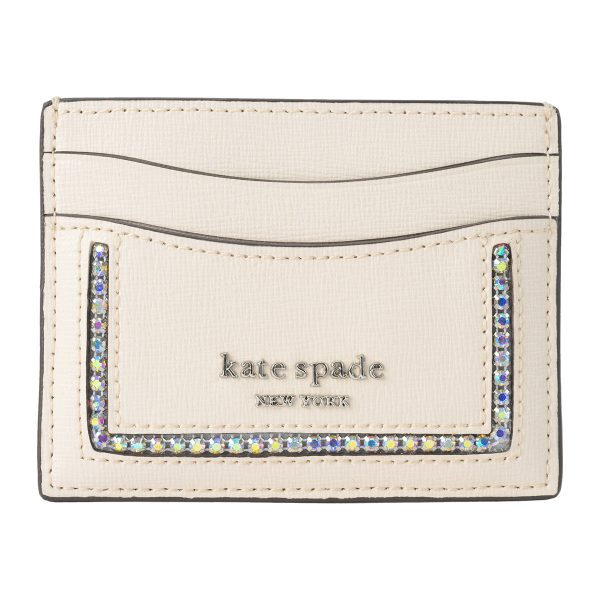 gktkd198100 1 Kate Spade Card Case Morgan White White