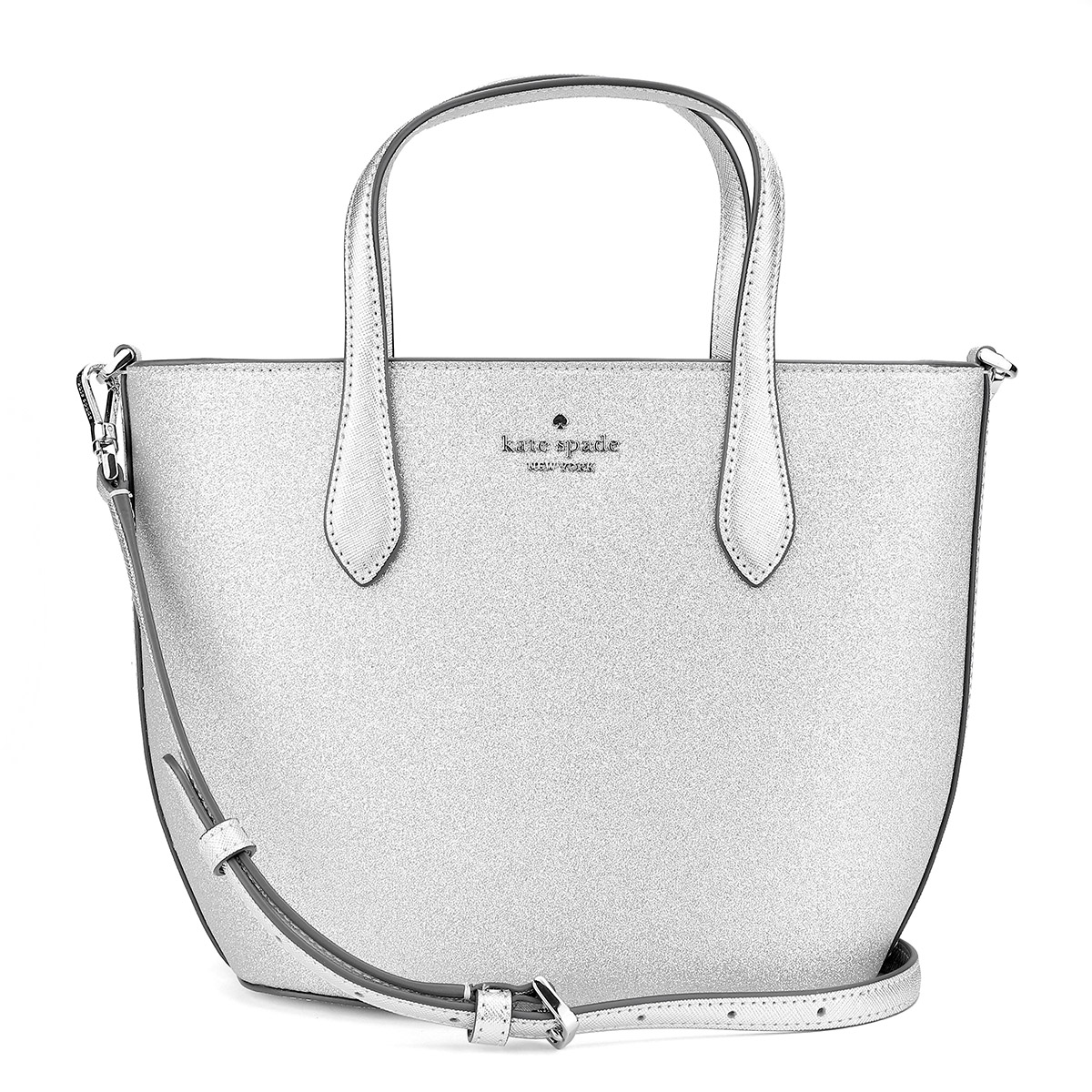 Kate Spade Silver Tote Bag top