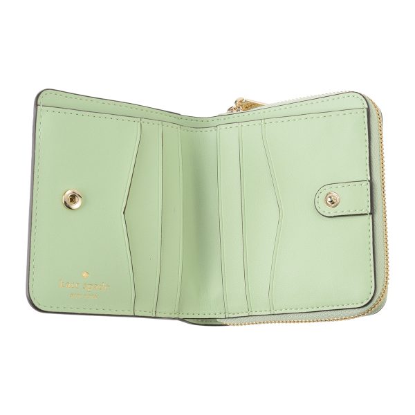 gktkg035300 4 Kate Spade Bifold Wallet Stacy KG035 Light Green